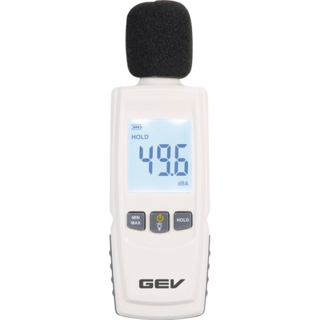 Indicateur de niveau de bruit 1299 30 -130 dB +/- 1,5 dB H.155mm Blanc 3xAAA
