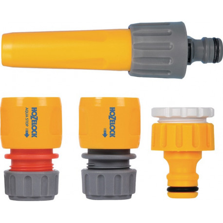 Set raccord tuyau eau PVC 1/2 Pouce 12,5+15mm HOZELOCK