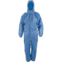 Combinaison de protection CoverTex C-1 CAT 3 Type 5+6 T.L bleu 1 pièce COVERTEX