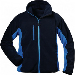 Veste polaire Bussard taille XXL bleu marine/bleu roi 100 % PES 1 un. CRAFTLAND