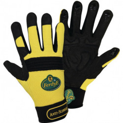 Gant de cyclisme Taille XXL noir/jaune EN 388 PSA II