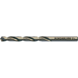 Foret hélicoïdal DIN 338 Typ INOX D.22mm HSS-Co5 Queue droite RUKO (Par 10)