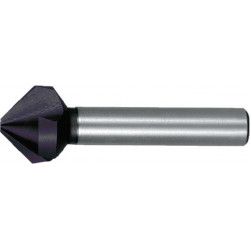 Fraise à chanfreiner et à ébavurer DIN335-C 90degr D.124mm HSS TiAIN 3 lames