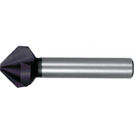Fraise à chanfreiner et à ébavurer DIN335-C 90degr D.124mm HSS TiAIN 3 lames