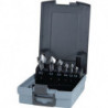 Jeu d’embouts à chanfreiner DIN 335C 90GrExt 6,3-20,5mm HM 6 unités .Boite plastique .RUKO