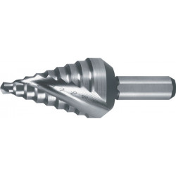 Foret étagé plage de perçage 4-20mm HSS Spiralnut RUKO