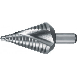 Foret étagé plage de perçage 4-30mm HSS Spiralnut RUKO