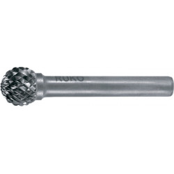 Fraise sur tige KUD D.16mm Tête-L.15mm Arbre-D.6mm HM carbure engrènement 4 RUKO
