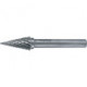 Fraise sur tige SKM D.6mm Tête-L.18mm Arbre-D.6mm HM carbure engrènement 4 RUKO
