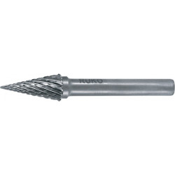Fraise sur tige SKM D.6mm Tête-L.18mm Arbre-D.6mm HM carbure engrènement 4 RUKO