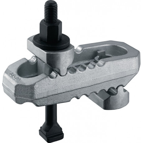 Bride de serrage n° 6312V 22-M20x22x200 pince croc. régl. av patte accroch. AMF