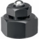 Vérin à vis d'alignement N ° 6420 taille 70 avec bille rotative hauteur 56-70 mm AMF