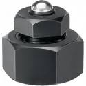 Vérin à vis d'alignement N ° 6420 taille 70 avec bille rotative hauteur 56-70 mm AMF