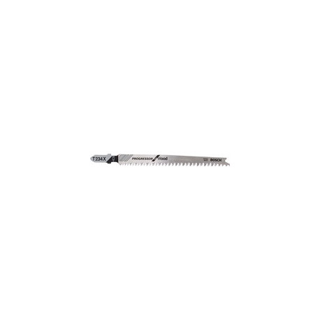 Lame de scie sauteuse T234 X Progressor for Wood L.117mm Pas 2-3mm HCS 25 unités Pack