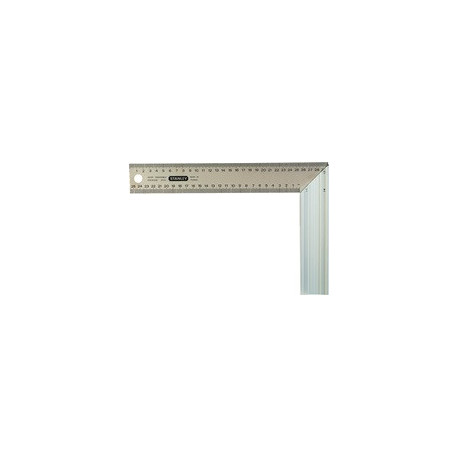 Equerre de menuisier Longueur 200 mm largeur 400 mm également pour les angles à 45° feuille acier inox. degrés .mm des 2côtés STANLEY