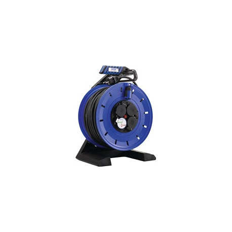 Enrouleur 40m H07RN-F 3x2,5 mm² 4 Prises de contact de mise à la terre en plastique IP44 HEDI