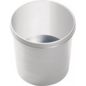 Corbeille à papier 12 l H. 270 x D. 260 mm avec bord manche plastique gris clair HELIT (Par 5)