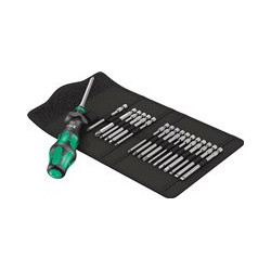 Assortiment d'embouts KK Turbo Imperial 1 19-unités Fente/PH/TORX®/6Kt./4Kt.WERA