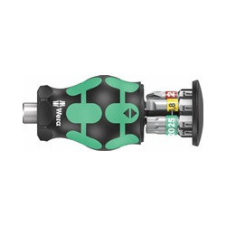 Porte-embout K K Stubby Magazin 6 unités .Fente/PH/TORX WERA