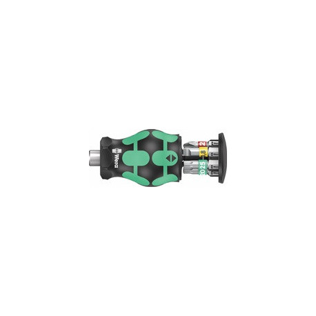 Porte-embout K K Stubby Magazin 6 unités .Fente/PH/TORX WERA