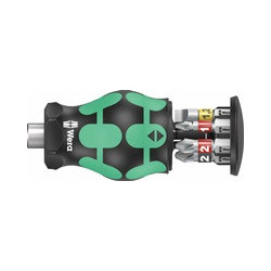 Porte-embout K K Chargeur Stubby en 6 unités à fente / PH / PZD WERA NOUVEAU