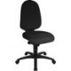 Chaise de bureau pivotante avec mécanisme synchrone noir 450-550mm TOPSTAR