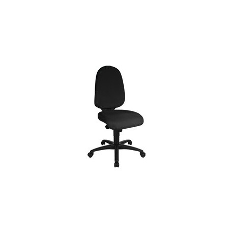 Chaise de bureau pivotante avec mécanisme synchrone noir 450-550mm TOPSTAR