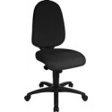 Chaise de bureau pivotante avec mécanisme synchrone noir 450-550mm TOPSTAR
