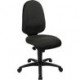 Chaise de bureau pivotante avec mécanisme synchrone anthracite 450-550 mm