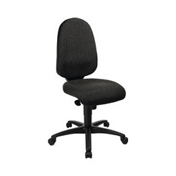 Chaise de bureau pivotante avec mécanisme synchrone anthracite 450-550 mm