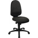 Chaise de bureau pivotante avec mécanisme synchrone anthracite 450-550 mm