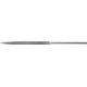 Lime aiguille diamantée 140 mm 52 x 17 mm forme plate D 126