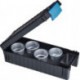 Set de loupe d'horloger, set professionnel Tech-Line 6x, 8x, 10x, 15x boîtier plastique, 4 pièces SCHWEIZER