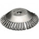 Brosse conique D.200 mm Trou.Fil 0,5mm acier 14mm 10000min-¹ LESSMANN