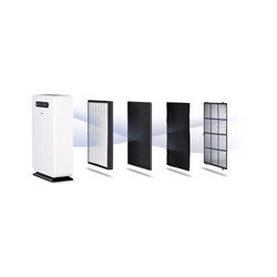Purificateur d'air LRM 500 débit d'air 101/170/187/325 m³/h 15-20/20-28/28-35 m²