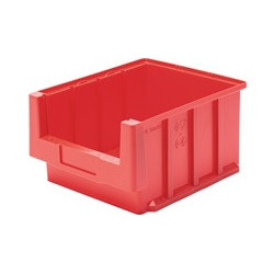 Boîte pour étagère VKB L300xB230xH150mm rouge PP LA-KA-PE (Par 10)