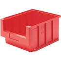 Boîte pour étagère VKB L400xB230xH150mm rouge PP LA-KA-PE (Par 12)