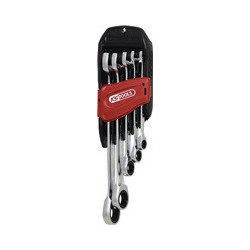 Jeu de clés mixtes à cliquet 5 unités SW 8-19mm KS TOOLS