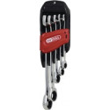 Jeu de clés mixtes à cliquet 5 unités SW 8-19mm KS TOOLS