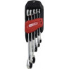 Jeu de clés mixtes à cliquet 5 unités SW 8-19mm KS TOOLS