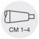 Foret hélicoïdal avec cône morse, en acier à coupe rapide, type N, DIN 345, laminé, surface sans revêtement, Ø h8 : 44,00 mm, Long. totale 359 mm