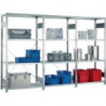Étagère à emboîter H2000xl2000xP400 mm étagère de base/d’extension galvanisée 1650 kgs