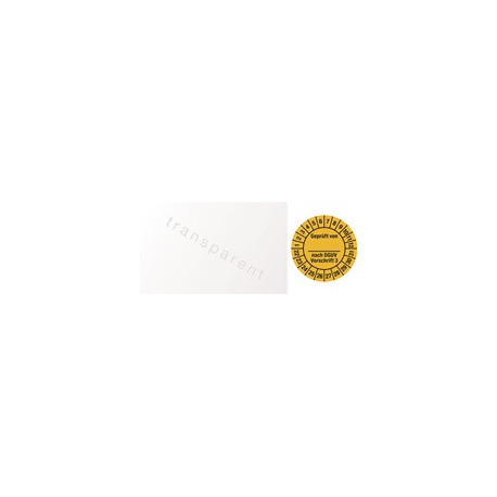Plaquette de vérification pluriannuelles l.25xL60 mm contrôlé selon la norme DGUV3 22-31