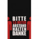 Paillasson A 1,5 m distance rouge/noir PA L1500xB900xS6mm MILTEX