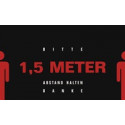 Paillasson A 1,5 m2 rouge/noir PA L1500xB900xS6mm MILTEX