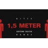 Paillasson A 1,5 m2 rouge/noir PA L1500xB900xS6mm MILTEX