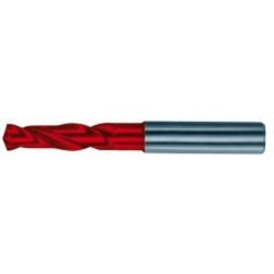 Foret hélicoïdal en carbure monobloc, SuperLine 3 x D, type RT 100 U, DIN 6537, queue (DIN) cylindrique, 6535-HA, surface FIRE, Ø m7 : 4,50 mm