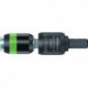 Porte-embouts 889/4/1 F Rapidaptor 1/4 pouces C 6,3+E 6,3 L.64mm WERA