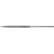 Lime aiguille diamantée 140 mm 52 x 17 mm forme plate D 126