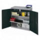 Armoire d’outillage/Servante de machine H1000xl1000xP500 mm 2 tiroirs, 2 tablettes lichtgrau/anthrazitgrau STUMPF